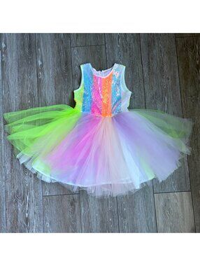 Halabaloo Neon Tutu Dress